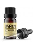 Santal Diffuser Oil - Luxury Amber, Coco, Vanilla, Cedar, Sandalwood, Musk Blend, 10 ml