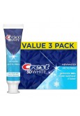 Crest 3D White Advanced Teeth Whitening Toothpaste, Arctic Fresh, 93 ml (Pack of 3)