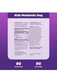 Natrol Kids Melatonin 1mg Gummies, 90 Raspberry-Flavored Gummies, 90 Day Supply