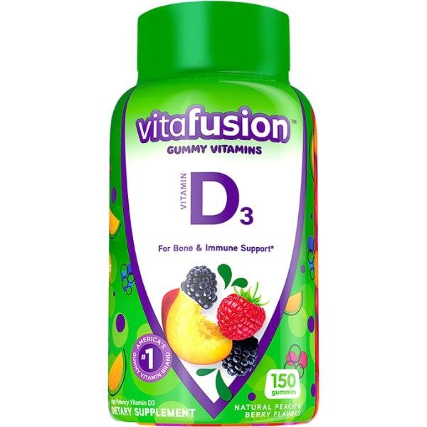 Vitafusion Vitamin D3 Gummy Vitamins 150 Count