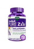 ZzzQuil PURE Zzzs Melatonin Sleep Aid Gummies, Wildberry Vanilla Flavor, 1mg per Gummy, 72 Count