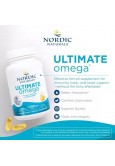 Nordic Naturals Ultimate Omega, Lemon Flavor – 60 Soft Gels, 1280 mg Omega-3 – High-Potency Fish Oil with EPA & DHA, 30 Servings