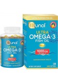 Qunol Fish Oil Omega 3 Mini Softgels – 1000mg, 180 Count, Lemon Flavor