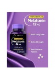 Carlyle Melatonin 12mg Fast Dissolve Tablets, Natural Berry Flavor, 300 Count