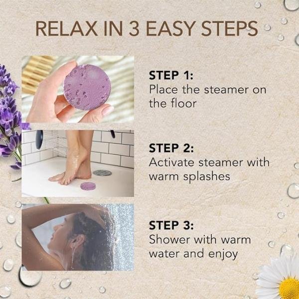 8-Pcs Shower Steamers Aromatherapy - Relaxation Spa Gifts, Eucalyptus Shower Bombs, 30g