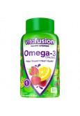 Vitafusion Omega-3 Gummy Vitamins – Berry Lemonade Flavor, 120 Count