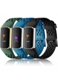 Breathable Sport Bands for Fitbit Charge 5/6, Soft Waterproof Replacement Straps