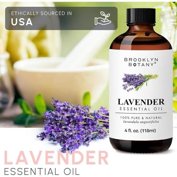 Brooklyn Botany Lavender Essential Oil - 118 ml - 100% Pure and Natural