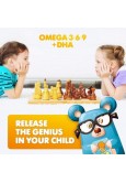 Kids Omega 3 Gummies with DHA, 90 Count, Heart & Brain Support, No Fish Oil, Gluten-Free