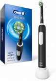 Oral-B Pro 1000 Rechargeable Electric Toothbrush, Black with Pressure Sensor, 3 Modes