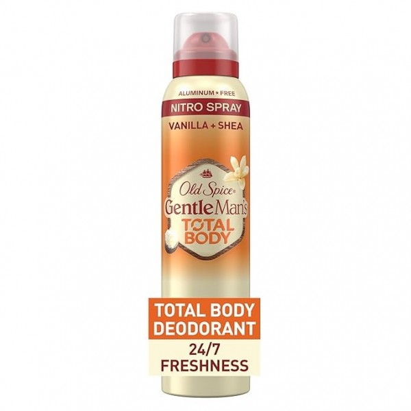 Old Spice Whole Body Deodorant for Men, Vanilla + Shea, Aluminum-Free, 100 ml