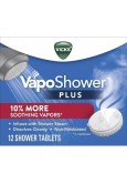 Vicks VapoShower Plus Shower Steamers, Eucalyptus & Menthol Scent, 12 Count